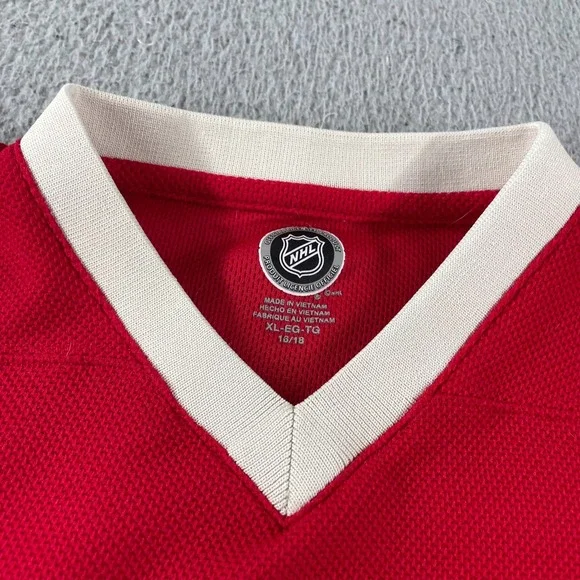 Minnesota Wild Zach Parise #11 Reebok NHL Jersey Youth Size XL (16/18) Red * - Picture 4 of 9